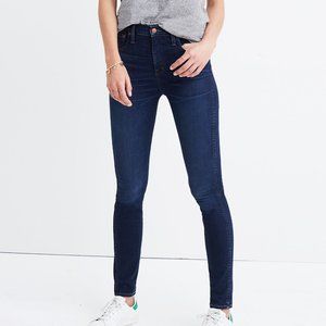 Madewell 10" High-Rise Skinny Jeans in Hayes Wash